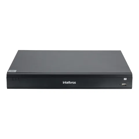 Gravador de vídeo em rede Intelbras iNVD 3016-P com 16 portas PoE