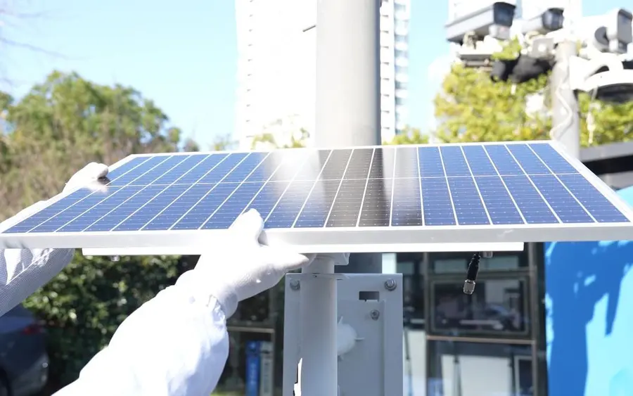 Instalação de painel solar