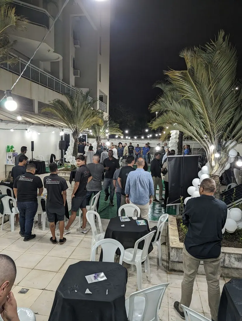 Evento da Telmax com parceiros e integradores