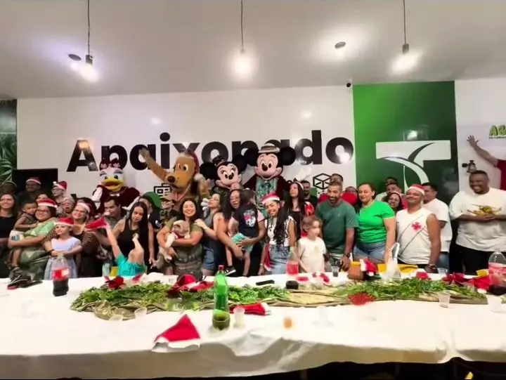Festa de Natal com colaboradores da Telmax e suas famílias